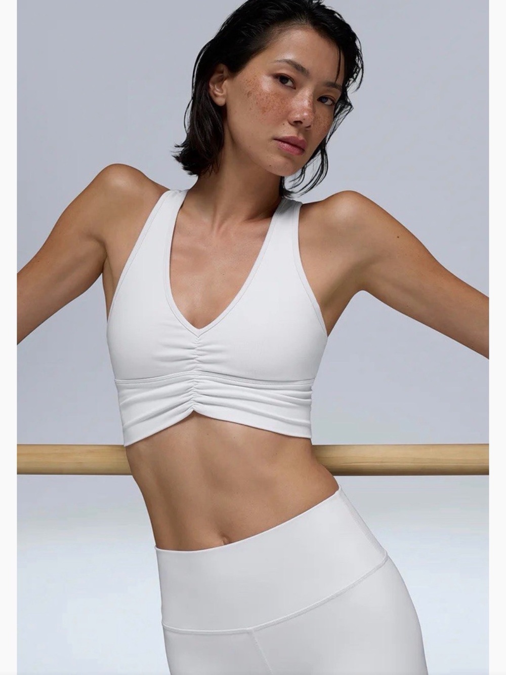 Alo Wild Thing Bra in White SZ Small